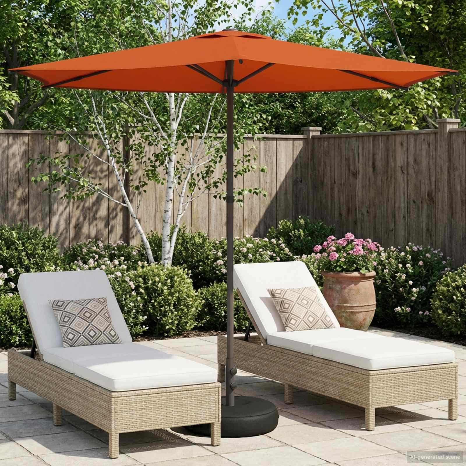 42036225_1.jpg vidaXL Záhradný slnečník s podstavcom 270 x 270 cm Polyester – Obrázok 1