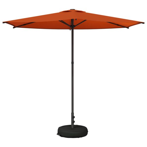 vidaXL Záhradný slnečník s podstavcom 270 x 270 cm Polyester – Obrázok 2