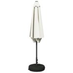 vidaXL Záhradný slnečník s podstavcom 300 x 300 cm Polyester – Obrázok 3