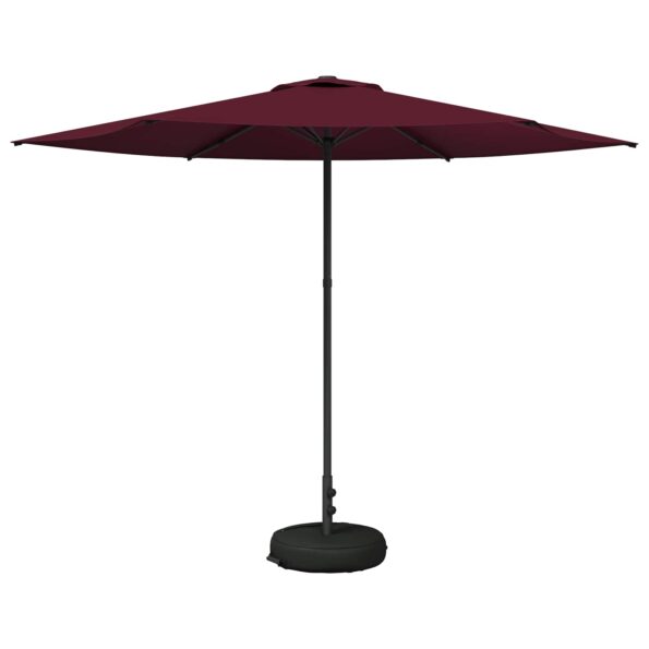 vidaXL Záhradný slnečník s podstavcom 300 x 300 cm Polyester – Obrázok 2