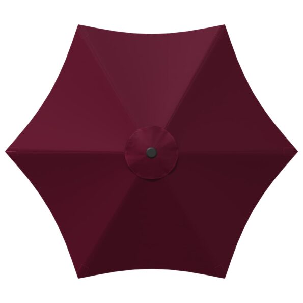 vidaXL Záhradný slnečník s podstavcom 300 x 300 cm Polyester – Obrázok 4