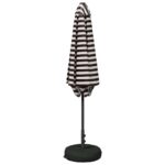 vidaXL Záhradný slnečník s podstavcom 300 x 300 cm Polyester – Obrázok 3