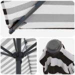vidaXL Záhradný slnečník s podstavcom 300 x 300 cm Polyester – Obrázok 5