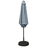 vidaXL Záhradný slnečník s podstavcom 300 x 300 cm Polyester – Obrázok 3