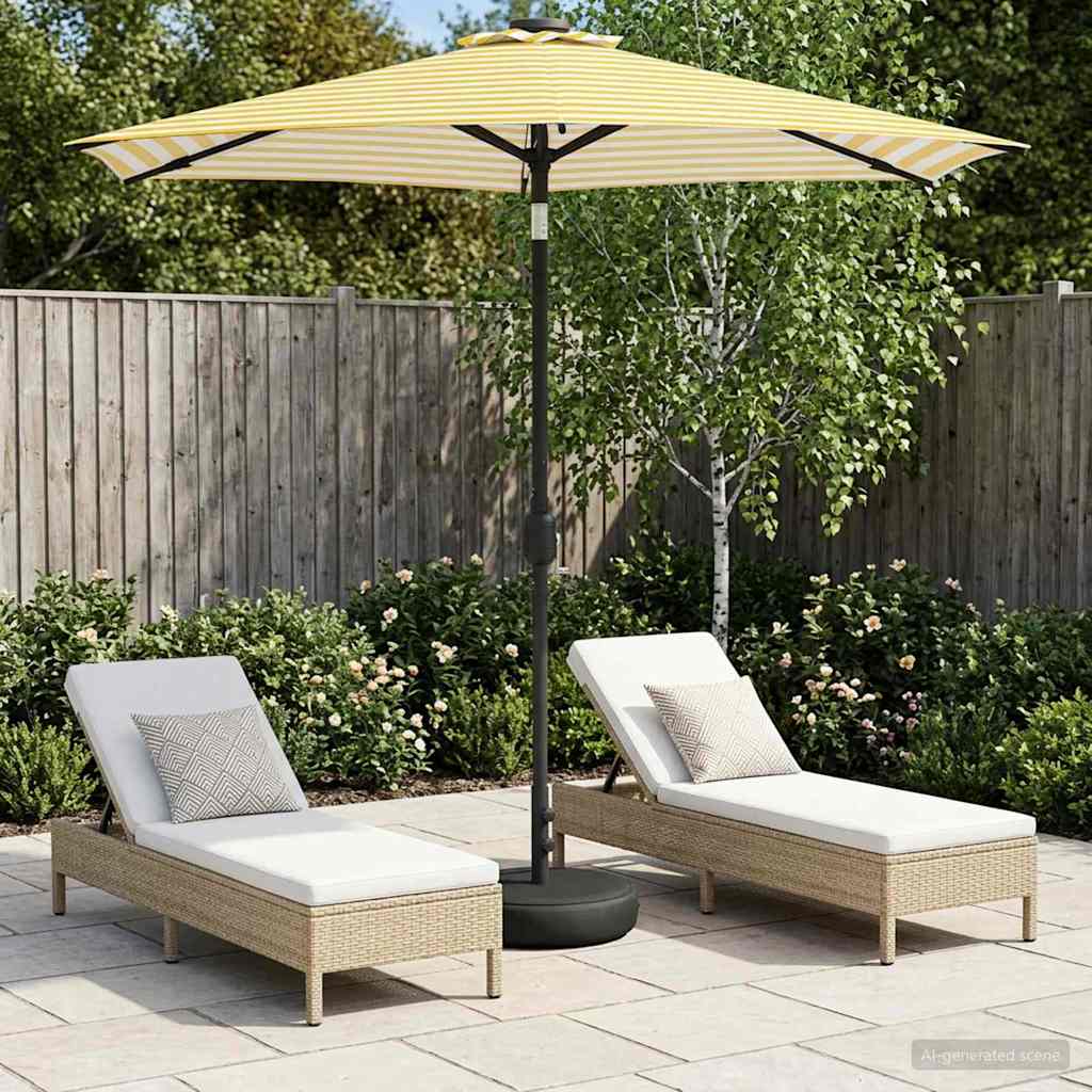 42036255_1.jpg vidaXL Záhradný slnečník s LED svetlami a základňou 230 x 230 cm – Obrázok 1