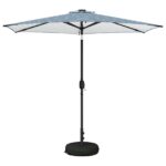 vidaXL Záhradný slnečník s LED svetlami a základňou 270 x 270 cm – Obrázok 2