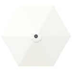vidaXL Záhradný slnečník s LED svetlami a základňou 300 x 300 cm – Obrázok 5