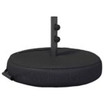 vidaXL Patio podstavec pre slnečník 60 x 60 cm Oceľ Čierna – Obrázok 2