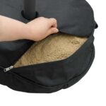 vidaXL Patio podstavec pre slnečník 60 x 60 cm Oceľ Čierna – Obrázok 6