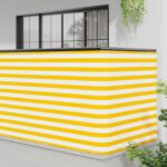vidaXL Záclona na balkónové súkromie 150 x 400 cm Textil s PU povlakom – Obrázok 3