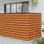 vidaXL Záclona na balkónové súkromie 150 x 600 cm Textil s PU povlakom – Obrázok 3
