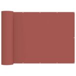 vidaXL Záclona na balkónové súkromie 180 x 700 cm Textil s PU povlakom