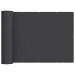 vidaXL Záclona na balkónové súkromie 180 x 700 cm Textil s PU povlakom