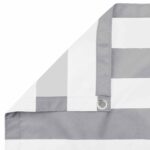 vidaXL Záclona na balkónové súkromie 200 x 400 cm Textil s PU povlakom – Obrázok 4