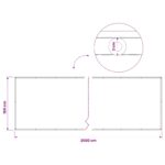 vidaXL Záclona na balkónové súkromie 1,8 x 25 m Textil s PU povlakom – Obrázok 6