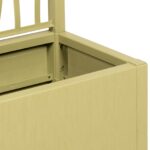 vidaXL Záhradný kvetináč s trellis Zelená 36 x 36 x 140 cm PP – Obrázok 6