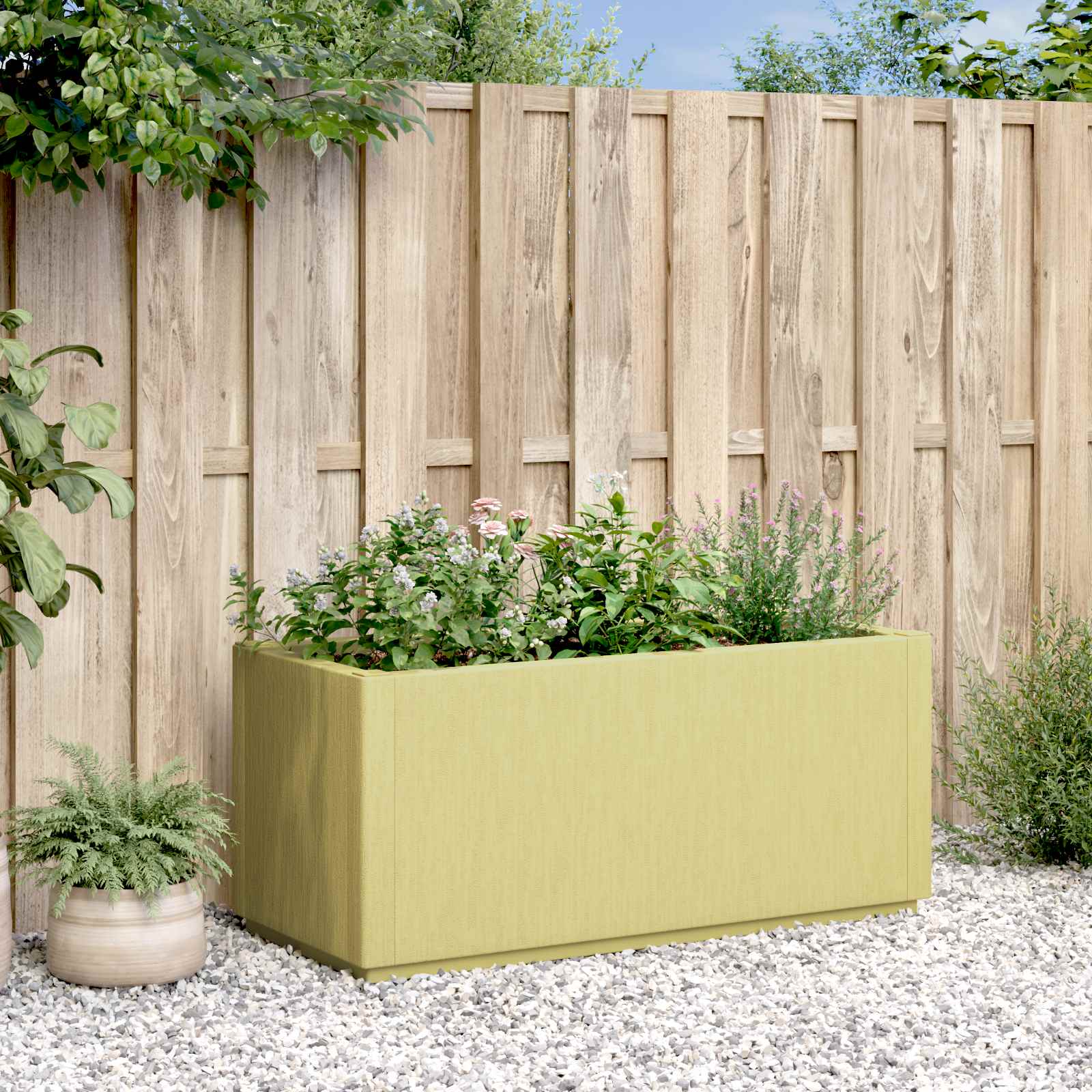 42036840_1.jpg vidaXL Záhradný kvetináč Zelená 80 x 36 x 35 cm PP – Obrázok 1