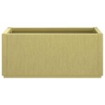 vidaXL Záhradný kvetináč Zelená 80 x 36 x 35 cm PP – Obrázok 4