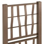 vidaXL Záhradný kvetináč s trellis Hnedá 36 x 36 x 140 cm PP – Obrázok 7