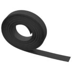 vidaXL Záhradné vidlice 25 m 10 cm PE Čierna – Obrázok 3