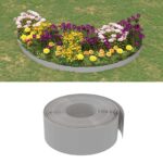 vidaXL Záhradné vidlice 25 m 20 cm PE Sivá