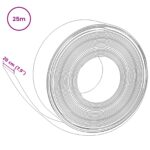 vidaXL Záhradné vidlice 25 m 20 cm PE Hnedá – Obrázok 6