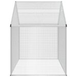 vidaXL Klietka pre vtákov Strieborná 181,5 x 110,5 x 173,5 cm – Obrázok 5