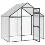 vidaXL Klietka pre vtákov Antracitová 181,5 x 110,5 x 173,5 cm – Obrázok 3