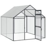 vidaXL Klietka pre vtákov Antracitová 181,5 x 221 x 173,5 cm – Obrázok 3