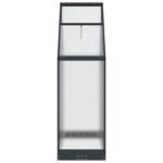 vidaXL Záhradný skleník s dverami Antracitová 183,5 x 63,5 x 207 cm – Obrázok 5