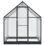 vidaXL Záhradný skleník s dverami Antracitová 183,5 x 123 x 207 cm – Obrázok 4