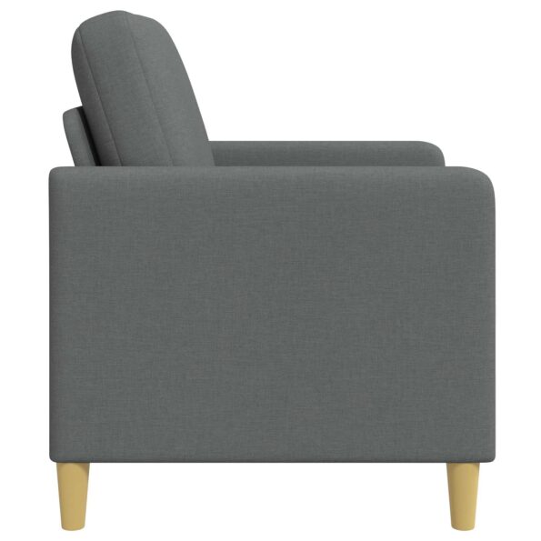 vidaXL Sofa s úložným priestorom Tmavosivá 72 x 78 x 87 cm Polyester – Obrázok 5