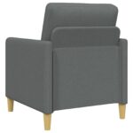 vidaXL Sofa s úložným priestorom Tmavosivá 72 x 78 x 87 cm Polyester – Obrázok 6