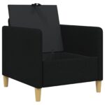 vidaXL Sofa s úložným priestorom Čierna 72 x 78 x 87 cm Polyester – Obrázok 4