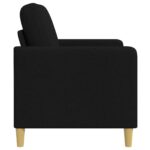 vidaXL Sofa s úložným priestorom Čierna 72 x 78 x 87 cm Polyester – Obrázok 5