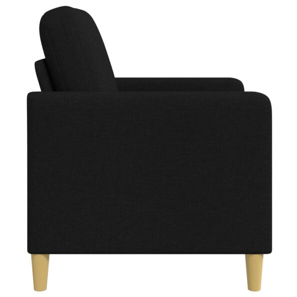vidaXL Sofa s úložným priestorom Čierna 72 x 78 x 87 cm Polyester – Obrázok 5