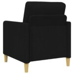 vidaXL Sofa s úložným priestorom Čierna 72 x 78 x 87 cm Polyester – Obrázok 6