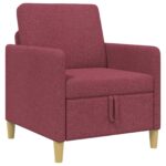 vidaXL Sofa s úložným priestorom Víno červené 72 x 78 x 87 cm – Obrázok 2