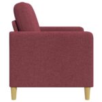 vidaXL Sofa s úložným priestorom Víno červené 72 x 78 x 87 cm – Obrázok 5