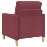 vidaXL Sofa s úložným priestorom Víno červené 72 x 78 x 87 cm – Obrázok 6