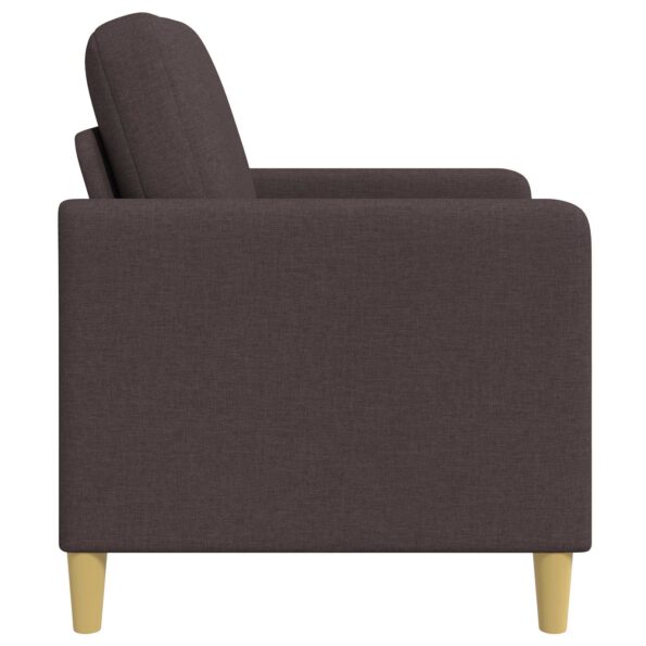vidaXL Sofa s úložným priestorom Tmavohnedá 72 x 78 x 87 cm Polyester – Obrázok 5