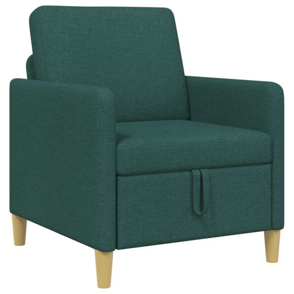 vidaXL Sofa s úložným priestorom Tmavozelená 72 x 78 x 87 cm Polyester – Obrázok 2