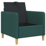vidaXL Sofa s úložným priestorom Tmavozelená 72 x 78 x 87 cm Polyester – Obrázok 4