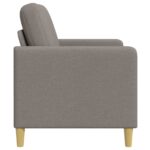 vidaXL Sofa s úložným priestorom Sivohnedá 72 x 78 x 87 cm Polyester – Obrázok 5