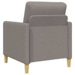 vidaXL Sofa s úložným priestorom Sivohnedá 72 x 78 x 87 cm Polyester – Obrázok 6