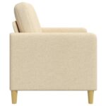 vidaXL Sofa s úložným priestorom Krémová 72 x 78 x 87 cm Polyester – Obrázok 5