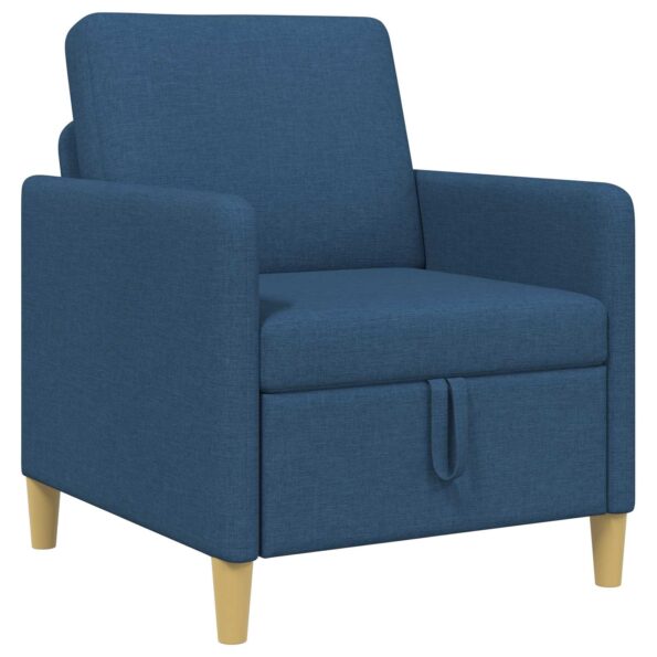 vidaXL Sofa s úložným priestorom Modrá 72 x 78 x 87 cm Polyester – Obrázok 2