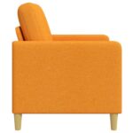 vidaXL Sofa s úložným priestorom Tmavá žltá 72 x 78 x 87 cm Polyester – Obrázok 5