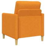 vidaXL Sofa s úložným priestorom Tmavá žltá 72 x 78 x 87 cm Polyester – Obrázok 6
