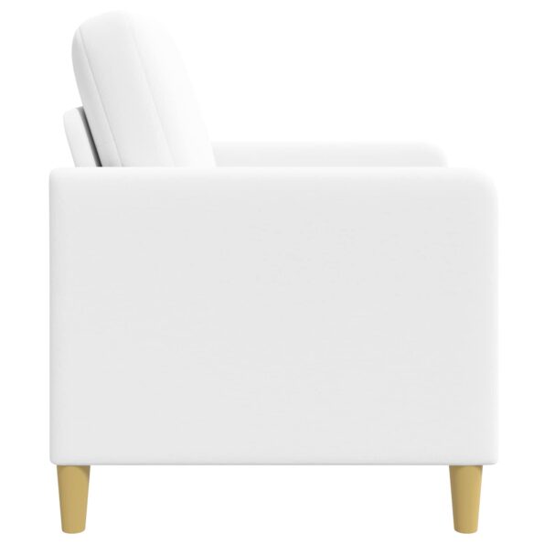 vidaXL Sofa s úložným priestorom Biela 72 x 78 x 87 cm Polyester – Obrázok 5